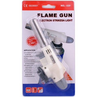 Газовая горелка «Flame Gun» №811с пьезоподжигом (100шт/уп)