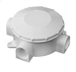 Распределительная коробка 3-х мест. (круглая) (100шт/уп)