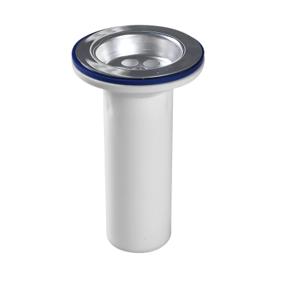 Литой выпуск Орио с нержавеющей решёткой д.70мм.