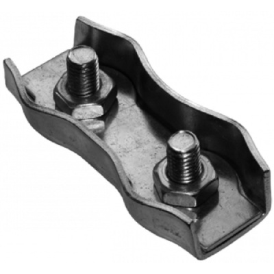 Соединитель троса двойной, цинк 8 мм (25шт/уп)