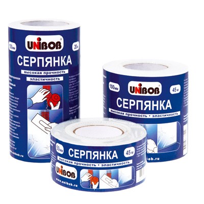 Серпянка Unibob стеклотканевая  50мм х  90м (18шт/ящ)