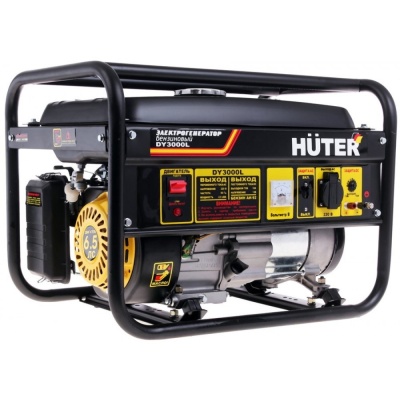 Электрогенератор Huter DY3000L 2.5кВт, бак 15л. (220Вт)