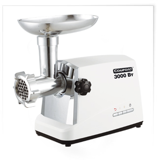 Мясорубка Комфорт Люкс L3000 белая (4шт/уп)