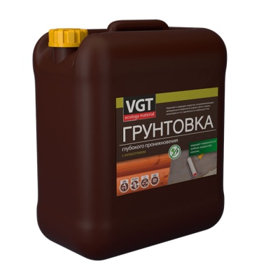 Грунтовка ВГТ глубокого проникновения ВД-АК-0301 с антисептиком 10кг.