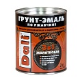 Эмаль Dali по ржавчине 3в1 молотковая, 2л