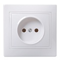 Розетка iEK Kvarta 1-мест.