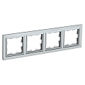 Рамка для розетки 4-мест. iEK Brite