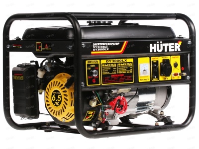 Электрогенератор Huter DY3000LX 2.5кВт, бак 12л. (220Вт)+эл. стартер