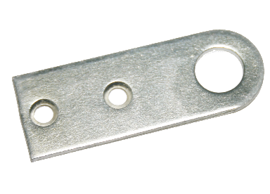 Пробой ушко гнутое 18х50, цинк (100шт)