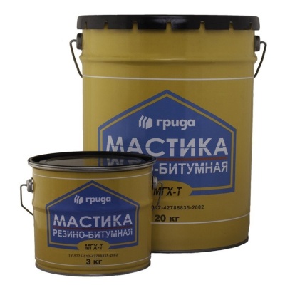 Мастика «Грида» Резино-битумная МГХ-Т 45кг