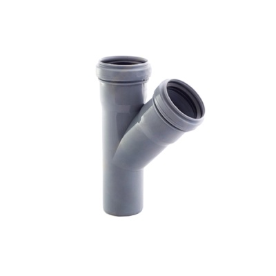 Тройник RosTurPlast D50/50x45° (50шт\уп)