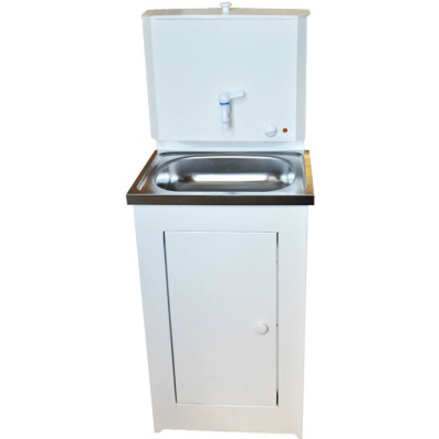 Умывальник дачный Вихрь (Люкс) с подогревом, пластик, белый