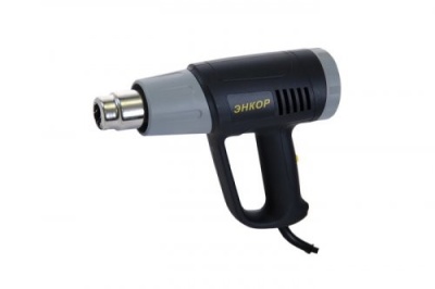 Фен строительный Энкор ПТЭ-2000/3 80-600°С (2000Вт)