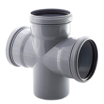 Крестовина одноплоскостная RosTurPlast D50/50/50x87° (50шт\уп)
