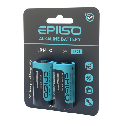 Батарейка Videx LR14/C Blister 2шт (средняя) (2/24/96)