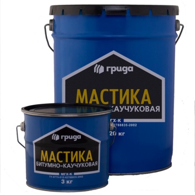 Мастика «Грида» Битумно-каучуковая МГХ-К 10кг