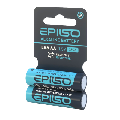 Батарейка Videx AA/LR6  Shrink card 2шт (пальчик) (2/60/720)