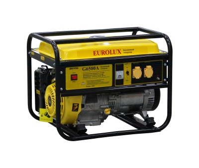 Электрогенератор Eurolux G6500A 5кВт, бак 15л. (220Вт)