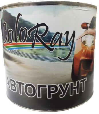 Автогрунт ColoRay быстросохнущая 2кг красно-коричневая (6шт\уп)