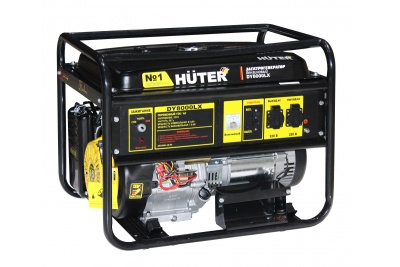 Электрогенератор Huter DY8000LX 6.5кВт, бак 25л. (220Вт)+эл. стартер