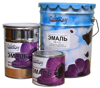 Эмаль ColoRay для пола ПФ-266 1,8кг желто-коричневая (6шт\уп)