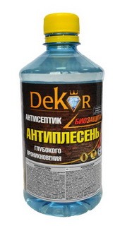 Антисептик Dekor антиплесень, глубокого проникновения 1л. (20шт/уп)