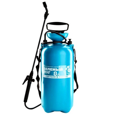 Опрыскиватель Delta  «Зеленый луг» пневматический 8л (6шт/уп)