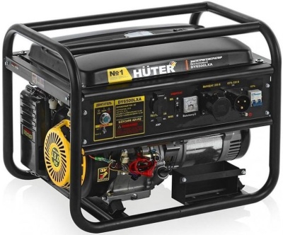 Электрогенератор Huter DY6500LXA 5кВт, бак 22л. (220Вт)+эл. стартер (с АВР)