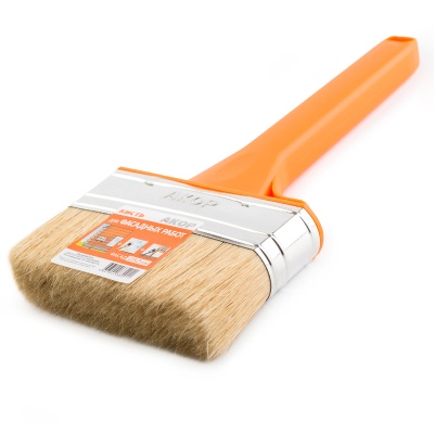 Кисть Акор Фасадная 120х25мм (иск.щет) (10шт/уп) (70/ящ)