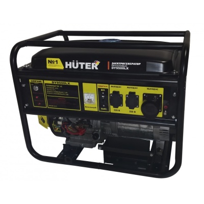 Электрогенератор Huter DY9500LX 8кВт, бак 25л. (220Вт)+эл. стартер