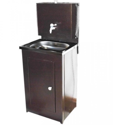 Умывальник дачный Вихрь (Комфорт) с подогревом, нержавейка, медь