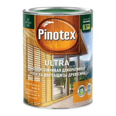 Морилка Pinotex Ultra 1л красное дерево (6шт/уп)