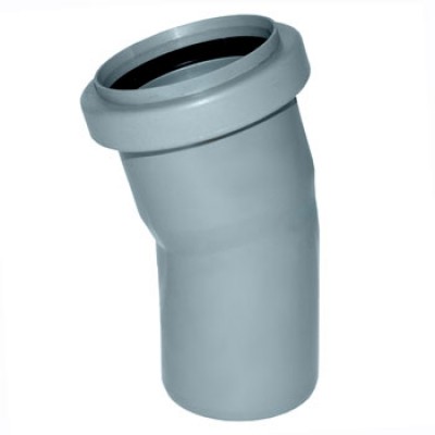 Отвод RosTurPlast  D50x15° ВК (150шт\уп)
