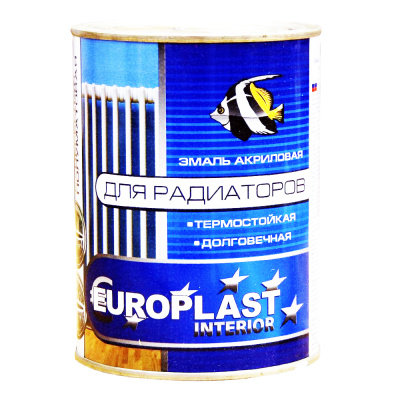 Эмаль Euroclass для радиаторов 0,9кг белая полуматовая (6шт/ящ)